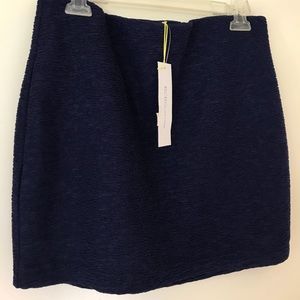 NWT BCBG blue skirt sz Large